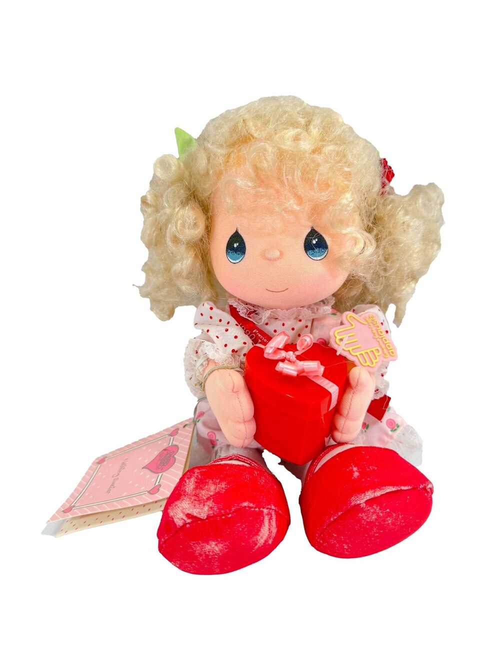 Precious Moments Cheri Nothing Sweeter Valentine Doll 1989 Applause #20808 +Tags